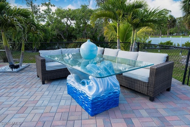 2140 8th St NE, Naples, FL 34120 - view of patio with outdoor dining space