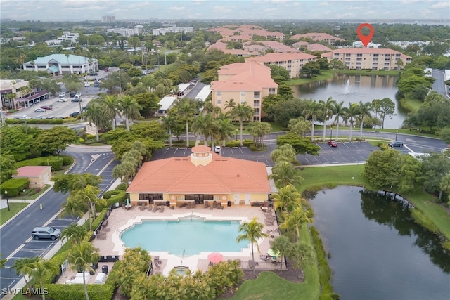 8320 Whiskey Preserve Cir Unit 321, Fort Myers, FL 33919 - drone / aerial view of a large body of water and a pool