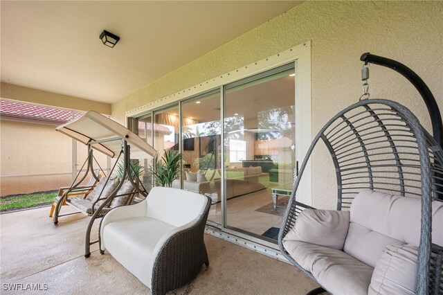 7384 Sika Deer Way, Fort Myers, FL 33966 - view of patio / terrace with an outdoor hangout area