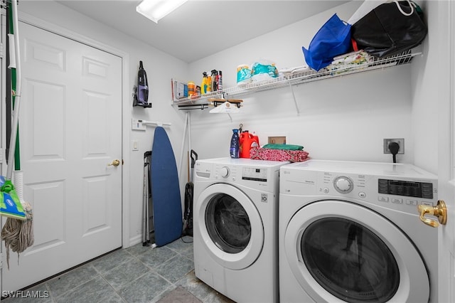 7384 Sika Deer Way, Fort Myers, FL 33966 - washroom with washing machine and dryer