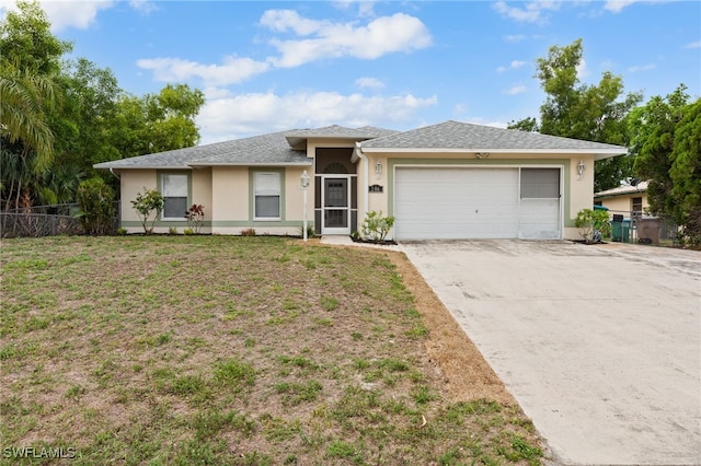 206 SE 12th Ter, Cape Coral, FL 33990 - ranch-style house featuring stucco siding, a garage, and concrete driveway