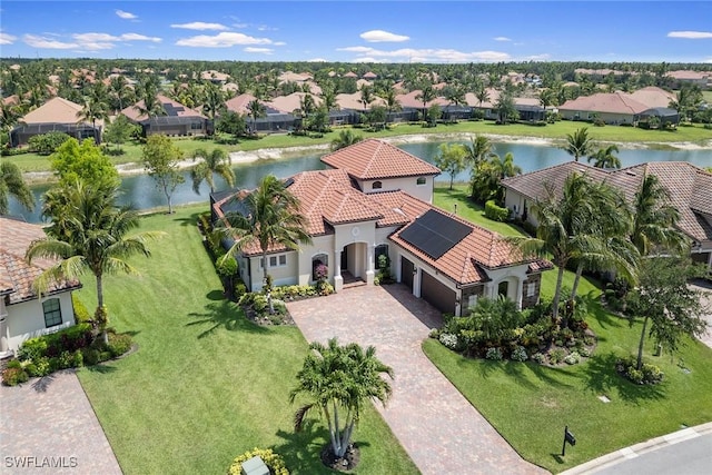9453 Carmini Ct, Naples, FL 34114 - aerial view of residential area featuring a nearby body of water