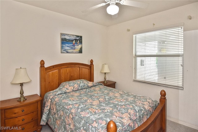 10350 Washingtonia Palm Way Unit 4234, Fort Myers, FL 33966 - bedroom with carpet floors, a ceiling fan, and baseboards