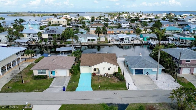 2692 Clyde St, Matlacha, FL 33993 - aerial view of residential area featuring a large body of water