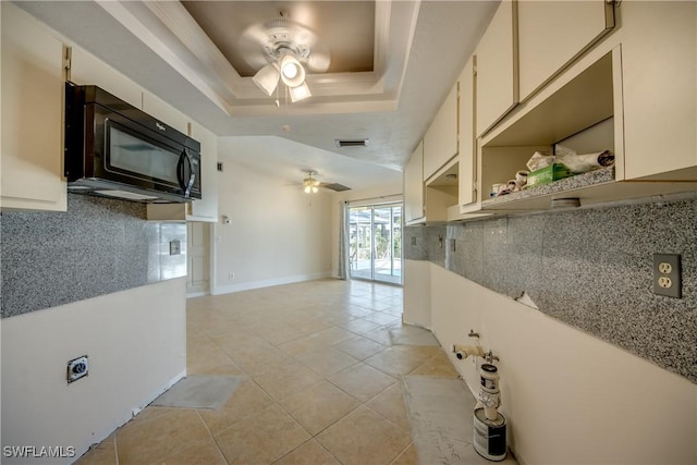 2692 Clyde St, Matlacha, FL 33993 - hallway with light tile patterned floors and a raised ceiling