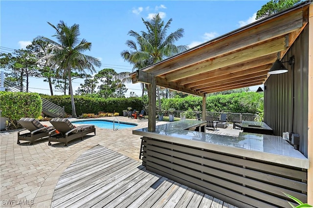 4680 Key Largo Ln, Bonita Springs, FL 34134 - fenced backyard featuring a patio