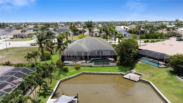 4009 Chiquita Blvd S, Cape Coral, FL 33914 - aerial view of residential area