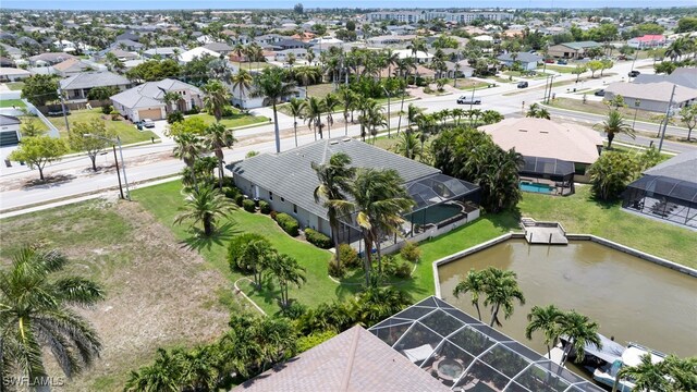 4009 Chiquita Blvd S, Cape Coral, FL 33914 - aerial perspective of suburban area