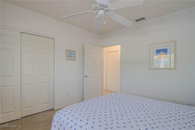 14931 Park Lake Dr Unit 209, Fort Myers, FL 33919 - bedroom featuring light carpet and ceiling fan