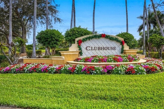 9232 Aviano Dr Unit 102, Fort Myers, FL 33913 - community sign with a lawn
