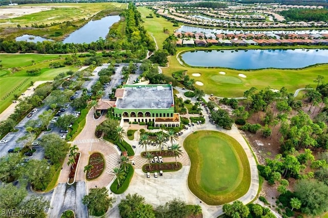 9232 Aviano Dr Unit 102, Fort Myers, FL 33913 - aerial overview of property's location with a large body of water and a local golf course