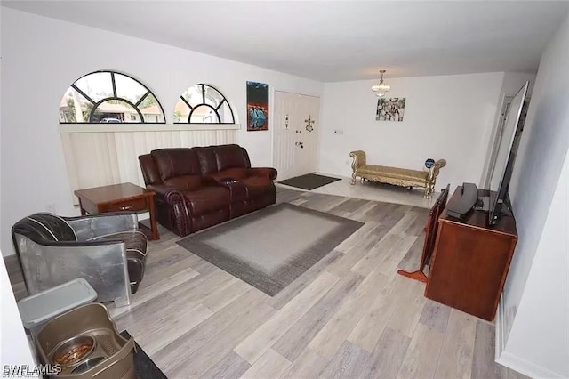 215 SE 1st Pl, Cape Coral, FL 33990 - living room with wood finished floors