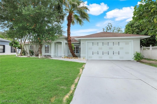 1717 43rd St SW, Naples, FL 34116 - ranch-style home featuring stucco siding, driveway, and a garage