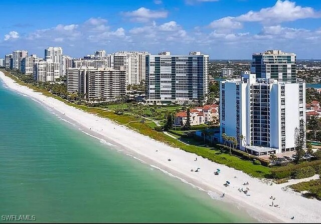 3951 Gulf Shore Blvd N Unit 1005, Naples, FL 34103 - view of urban area featuring waterfront with a beach