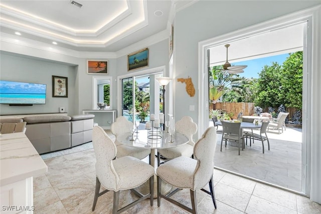 491 Wedge Dr, Naples, FL 34103 - dining room with ornamental molding