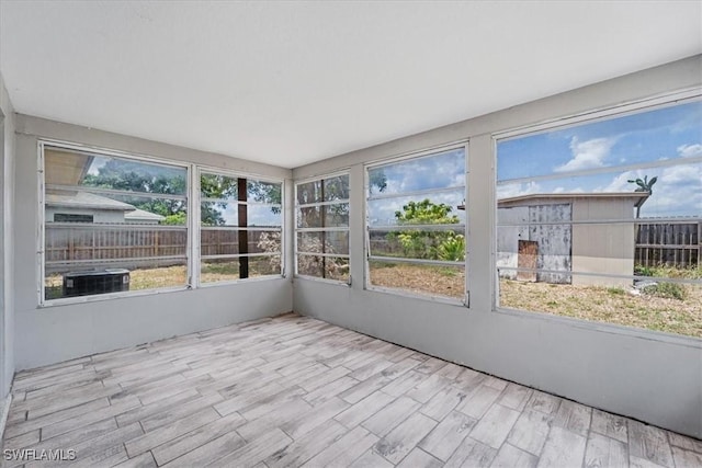416 Rushmore Ave S, Lehigh Acres, FL 33936 - view of unfurnished sunroom