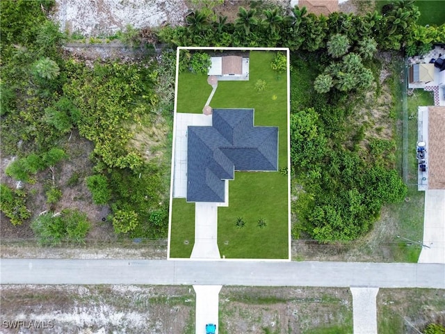 3304 44th St SW, Lehigh Acres, FL 33976 - aerial view of property and surrounding area featuring property parcel outlined