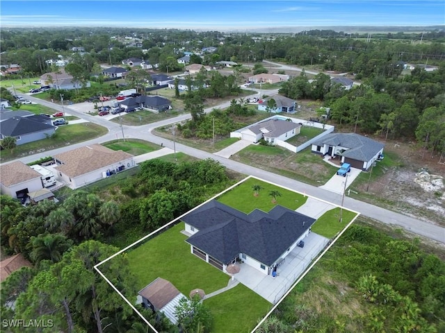 3304 44th St SW, Lehigh Acres, FL 33976 - aerial view of residential area