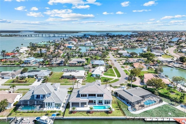 954 Sundrop Ct, Marco Island, FL 34145 - aerial view of residential area with a large body of water