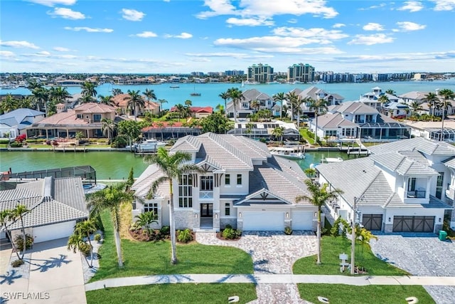 954 Sundrop Ct, Marco Island, FL 34145 - aerial view of residential area with a large body of water