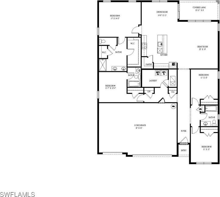 2611 NW 9th Ave, Cape Coral, FL 33993 - home floor plan