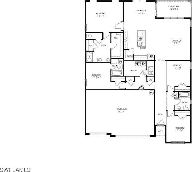 2611 NW 9th Ave, Cape Coral, FL 33993 - home floor plan