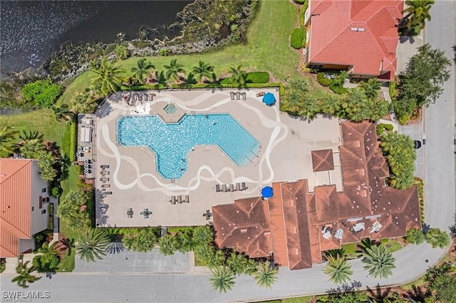 8874 Via Isola Ct, Fort Myers, FL 33966 - drone / aerial view of a pool