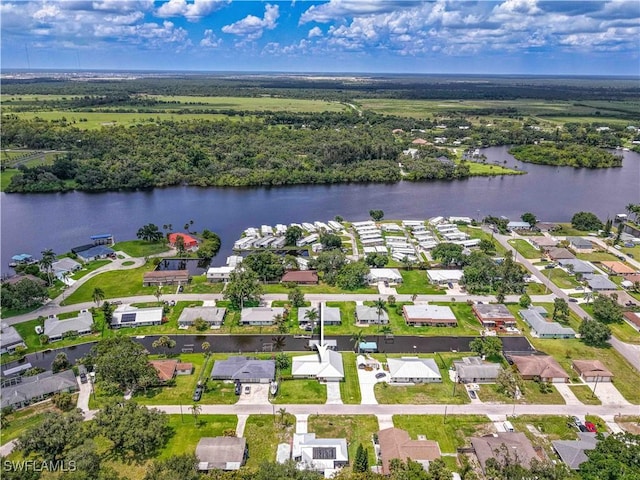 14938 Randolph Dr, Fort Myers, FL 33905 - aerial view of residential area featuring a large body of water