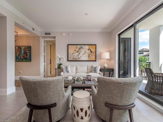 1030 3rd Ave S Unit 406, Naples, FL 34102 - living room featuring baseboards