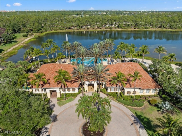 1630 Tarpon Bay Dr S Unit 102, Naples, FL 34119 - aerial view of property and surrounding area featuring a nearby body of water