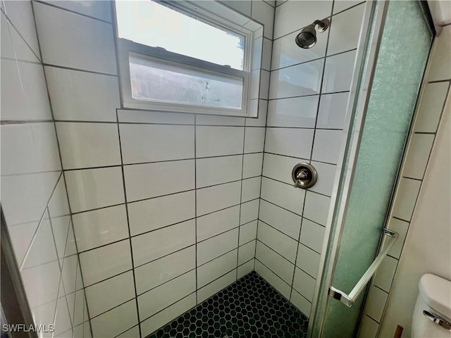 118 Alcala Ave, Lehigh Acres, FL 33936 - bathroom with a shower stall and toilet