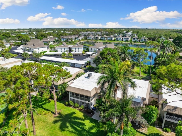 1549 Sandpiper St Unit 39, Naples, FL 34102 - aerial perspective of suburban area featuring a nearby body of water