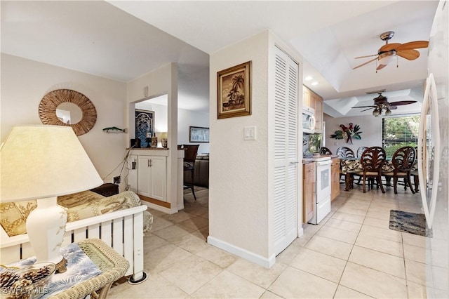 5483 Peppertree Dr Unit 1, Fort Myers, FL 33908 - hall featuring light tile patterned flooring