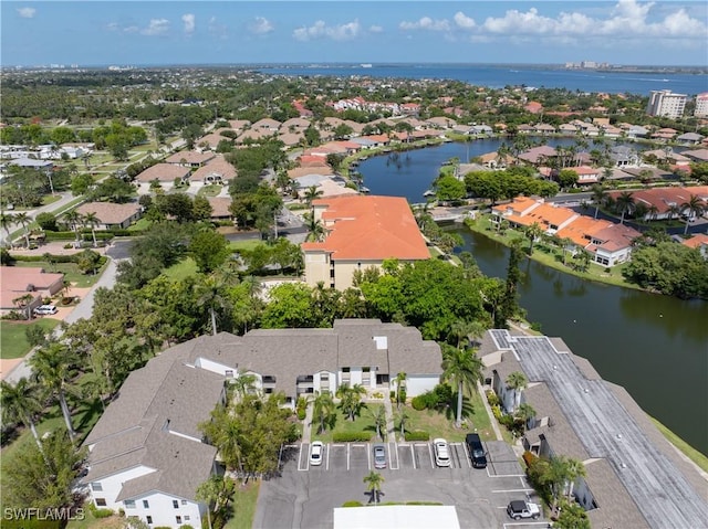 5483 Peppertree Dr Unit 1, Fort Myers, FL 33908 - aerial view of property's location with nearby suburban area and a large body of water