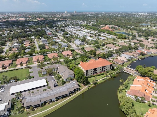 5483 Peppertree Dr Unit 1, Fort Myers, FL 33908 - aerial view of property and surrounding area with a large body of water