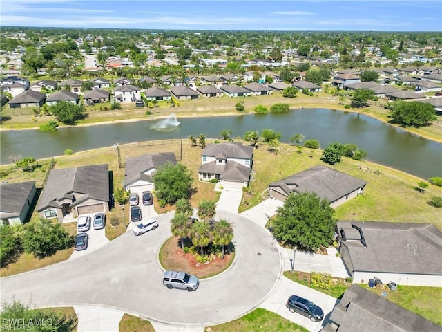 154 Shadowview Ct, Lehigh Acres, FL 33974 - aerial view of residential area with a large body of water