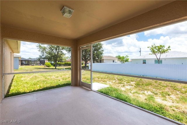 2121 NW 18th Pl, Cape Coral, FL 33993 - view of unfurnished sunroom