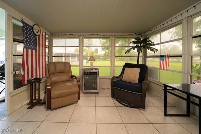4 Desert Candle Cir, Lehigh Acres, FL 33936 - sunroom / solarium with wine cooler