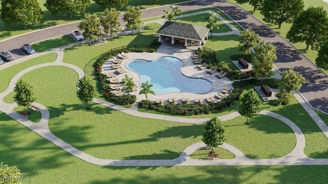 1255 Brumfield Xing, Fort Myers, FL 33905 - view of subject property with a pool