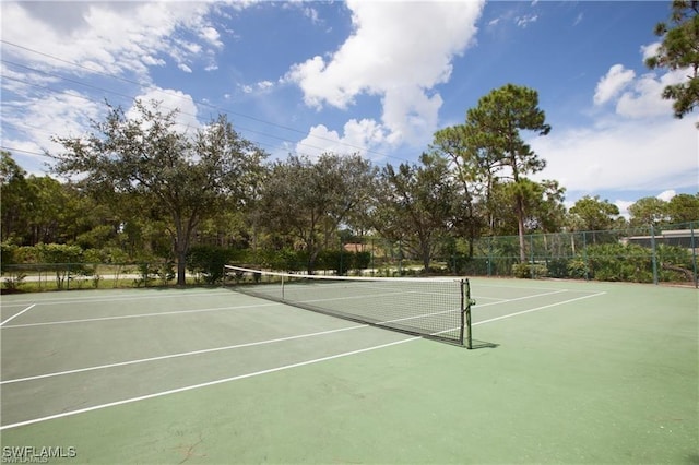 25561 Fairway Dunes Ct, Bonita Springs, FL 34135 - view of tennis court with community basketball court