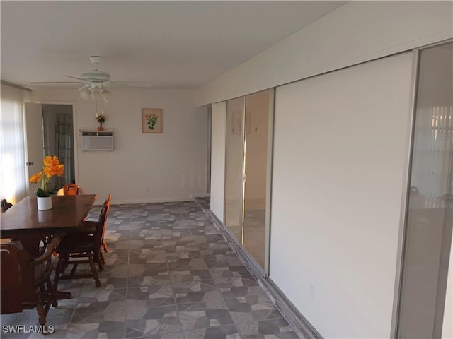 2244 Parkview Dr, Fort Myers, FL 33905 - hallway with an AC wall unit