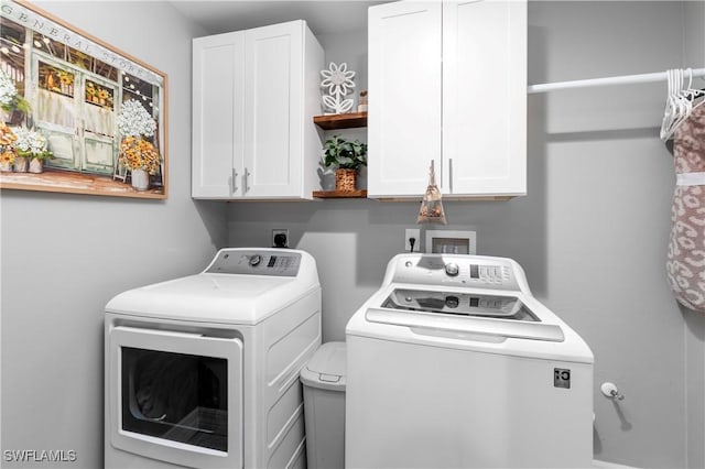 14121 Roof St, Fort Myers, FL 33905 - washroom with independent washer and dryer and cabinet space