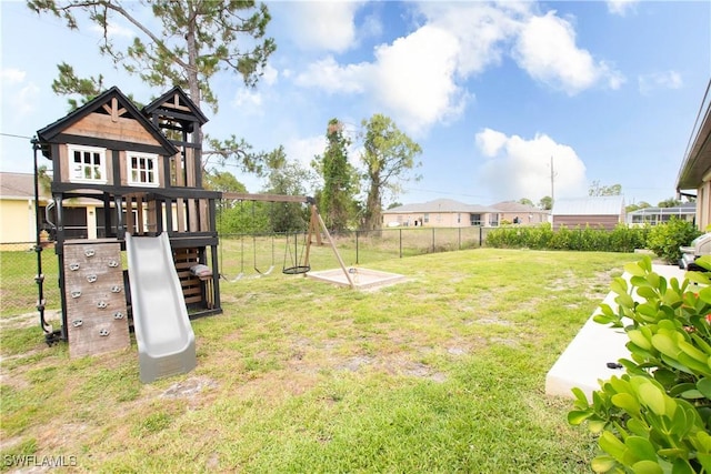 14121 Roof St, Fort Myers, FL 33905 - view of yard featuring a playground