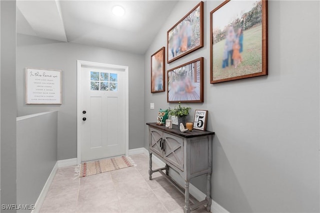 14121 Roof St, Fort Myers, FL 33905 - foyer featuring baseboards and light tile patterned flooring