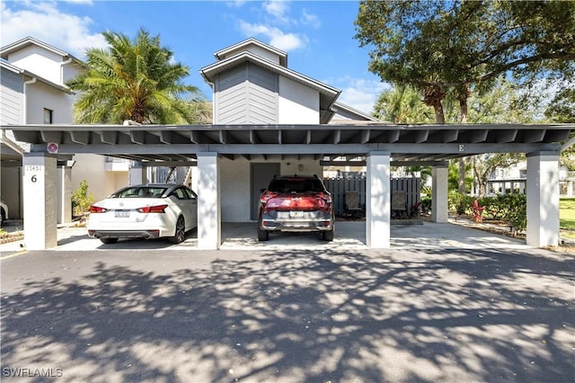 17451 Overhill Dr Unit F, Fort Myers, FL 33908 - view of covered parking lot