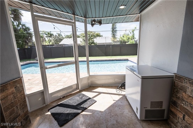 4924 20th Pl SW, Naples, FL 34116 - unfurnished sunroom featuring healthy amount of natural light