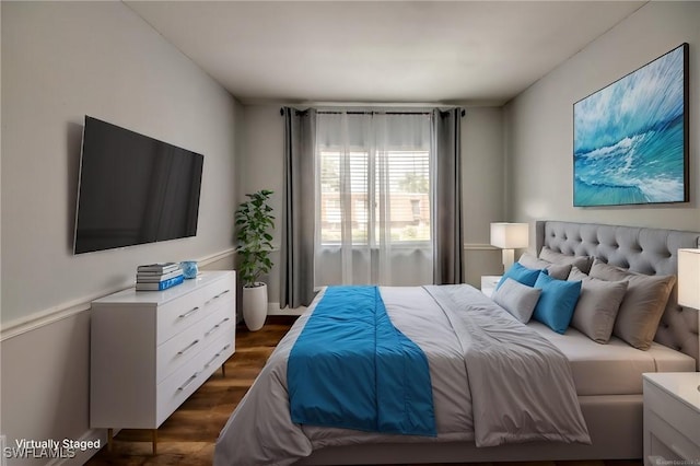 1464 Park Shore Cir Unit 2, Fort Myers, FL 33901 - bedroom with dark wood-style flooring