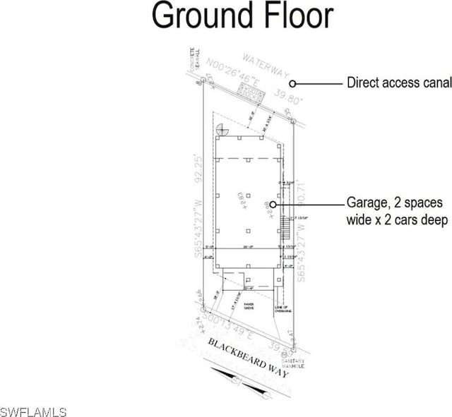 99 Blackbeard Way, Fort Myers Beach, FL 33931 - home floor plan