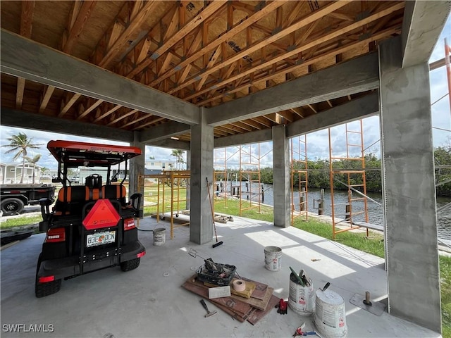 99 Blackbeard Way, Fort Myers Beach, FL 33931 - view of patio featuring a water view
