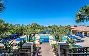 20051 Seagrove St Unit 1206, Estero, FL 33928 - exterior space featuring a community pool